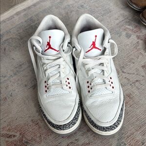 Men’s Nike Jordan 3 in White Cement Color-way